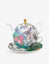 Wedgwood Butterfly Bloom 24ct Yellow-gold And China Teapot For One 940ml