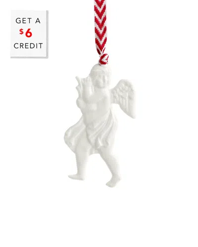 Wedgwood Gabriel Cherub Tree Decoration In White