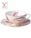 Wedgwood Cuckoo Cup & Saucer 2pc Set With $8 Credit