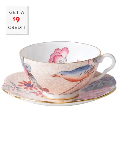 Wedgwood Cuckoo Cup & Saucer 2pc Setwith $9 Credit In Multi