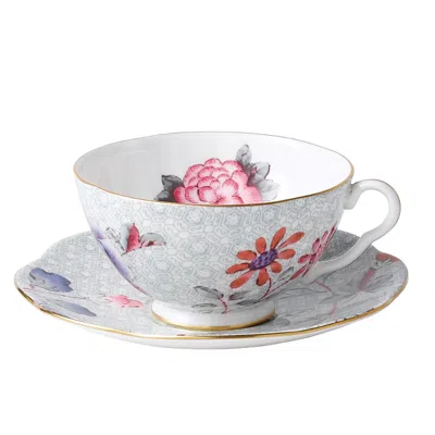 Wedgwood Cuckoo Tea Story Tea Cup & Saucer, Green In Multi