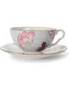Wedgwood Cuckoo Teacup And Saucer Blue