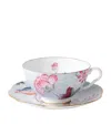 Wedgwood Cuckoo Teacup And Saucer In Blue