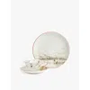 Wedgwood Darwin Voyage Of The Beagle Brazil Teacup, Saucer And Plate 3 Piece Bone-china Set