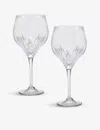 Wedgwood Duchesse Crystal-glass Goblets Set Of Two