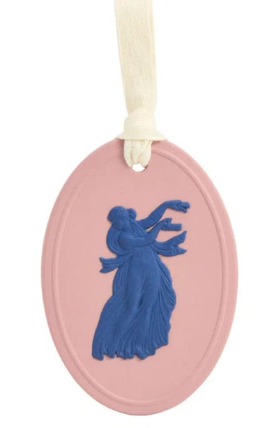 Wedgwood Festive Balance Jasperware Ornament In Pink