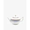 Wedgwood Festive Graphic-print Bone-china Teapot
