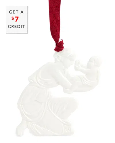 Wedgwood Festive Joy Ornament With $7 Credit In White