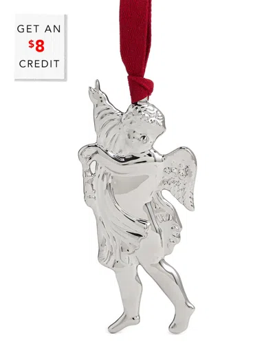 Wedgwood Festive Raphael Ornament With $8 Credit In Silver