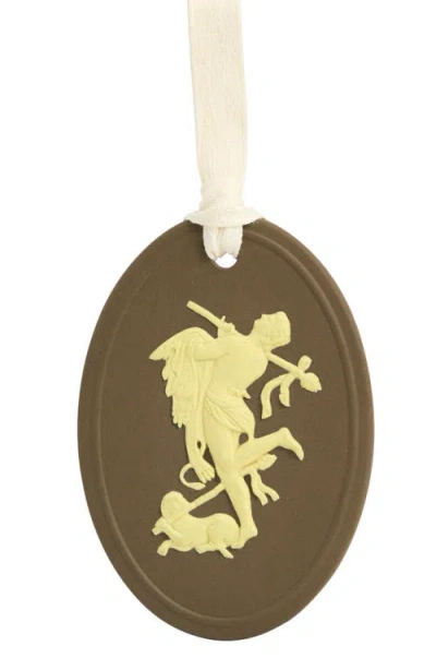 Wedgwood Festive Vigour Jasper Ornament In Brown
