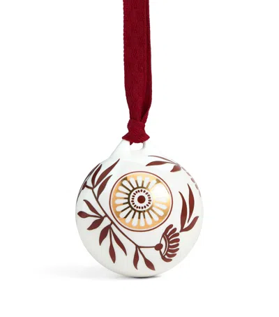 Wedgwood Fine Bone China Red Splendour No.2 Bauble