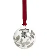 Wedgwood Fine Bone China Silver Tonquin No.1 Bauble In White