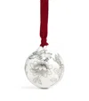 Wedgwood Fine Bone China Silver Tonquin No.2 Bauble In White