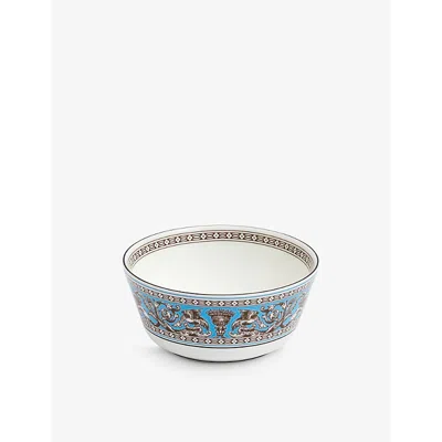Wedgwood Florentine Bone China Bowl 11cm In Blue