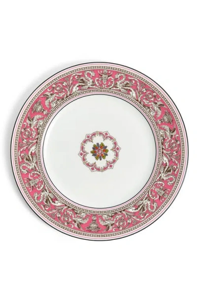 Wedgwood Florentine Bone China Dinner Plate In Pink