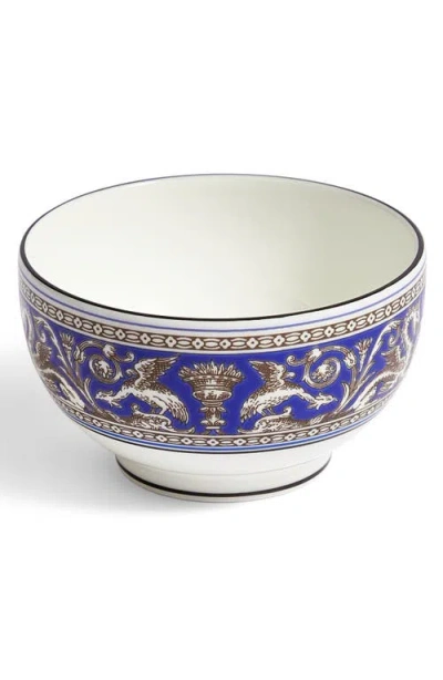 Wedgwood Florentine Bone China Rice Bowl In Blue