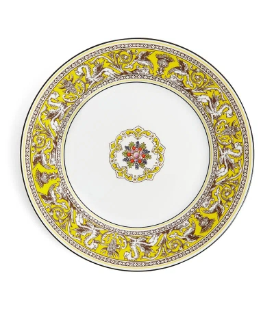 Wedgwood Florentine Citron Plate (20.5cm) In Yellow