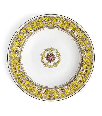 WEDGWOOD FLORENTINE CITRON RIMMED SOUP BOWL