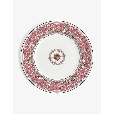 Wedgwood Florentine Fuchsia Bone-china Plate 27.3cm In Pink