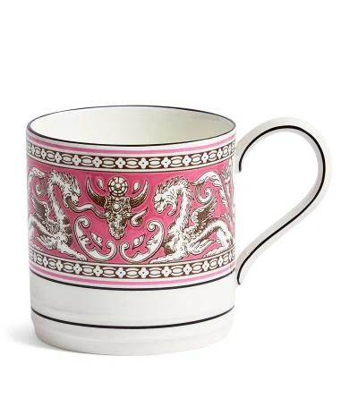 Wedgwood Florentine Fuchsia Mug In Pink