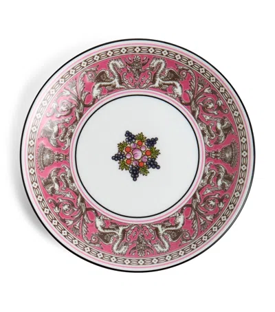 Wedgwood Florentine Fuchsia Petite Tray In Pink