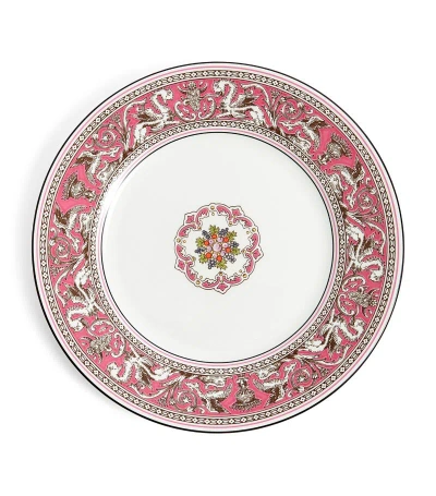 Wedgwood Florentine Fuchsia Plate (20.5cm) In Pink