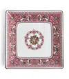 Wedgwood Florentine Fuchsia Square Tray In Pink