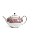 Wedgwood Florentine Fuchsia Bone-china Teapot 800ml In Green