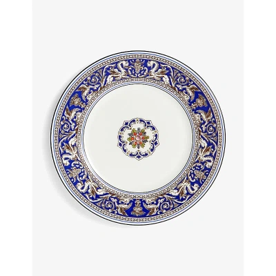 Wedgwood Florentine Marine Bone-china Plate 20.6cm In Blue