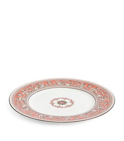 Wedgwood Florentine Salmon Plate In Orange