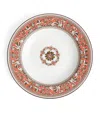 Wedgwood Florentine Fuchsia Bone-china Rim Soup Bowl 22.8cm In Orange