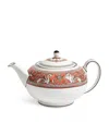 Wedgwood Florentine Salmon Bone-china Teapot 800ml In Pink