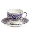 Wedgwood Florentine Teacup And Saucer In Marine