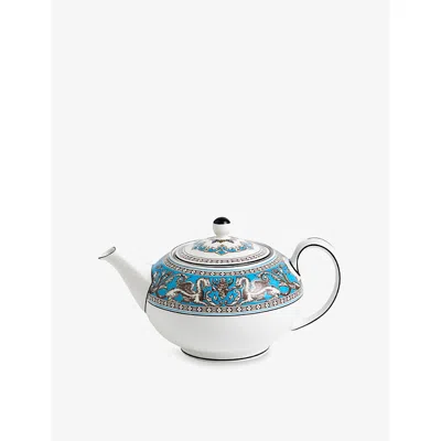 Wedgwood Florentine Turquoise Bone-china Teapot 300ml