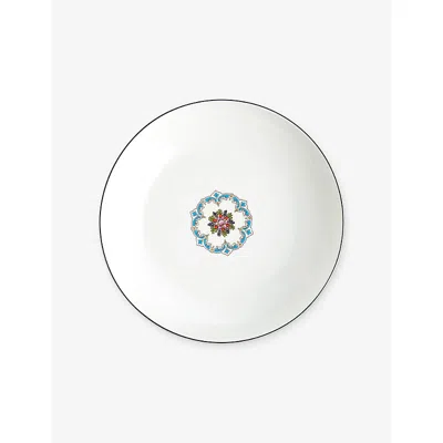Wedgwood Florentine Turquoise Bone-china Pasta Bowl 24cm In Multi