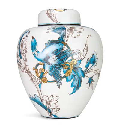 Wedgwood Florentine Turquoise Lidded Vase