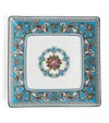 Wedgwood Florentine Turquoise Square Tray In Turquoise