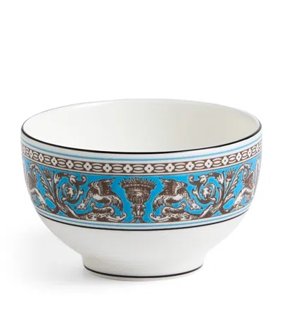 Wedgwood Florentine Turquoise Tea Bowl In Blue