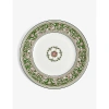 WEDGWOOD WEDGWOOD FLORENTINE VERDE BONE-CHINA PLATE 27.3CM