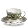 Wedgwood Florentine Verde Teacup And Saucer In Multi