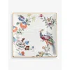 Wedgwood Fortune Flower-motif Bone-china Tray 14.9cm