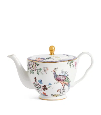 Wedgwood Fortune Botanicals Bone-china Teapot 270ml In White