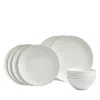 Wedgwood Gio 12 Piece Dinnerware Set In White
