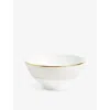 Wedgwood Gio Gold Geometric-pattern Bone-china Rice Bowl 12.5cm