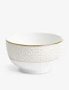 Wedgwood Gio Gold Metallic Geometric-pattern Bone-china Bowl 11cm