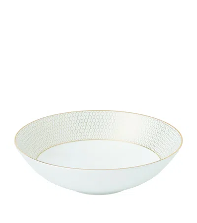 Wedgwood Gio Gold Soup Bowl In White