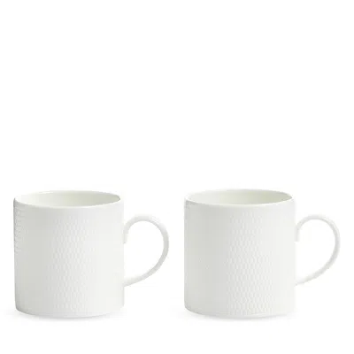 Wedgwood Gio Mug, Set Of 2 In White