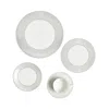 Wedgwood Gio Platinum Dinnerware 5 Piece Place Setting In Gray