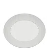 Wedgwood Gio Platinum Oval Platter In White