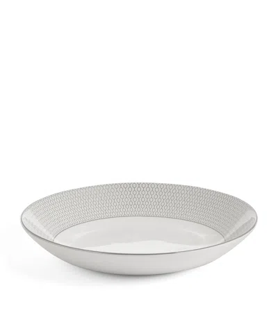 Wedgwood Gio Platinum Pasta Bowl In Gray